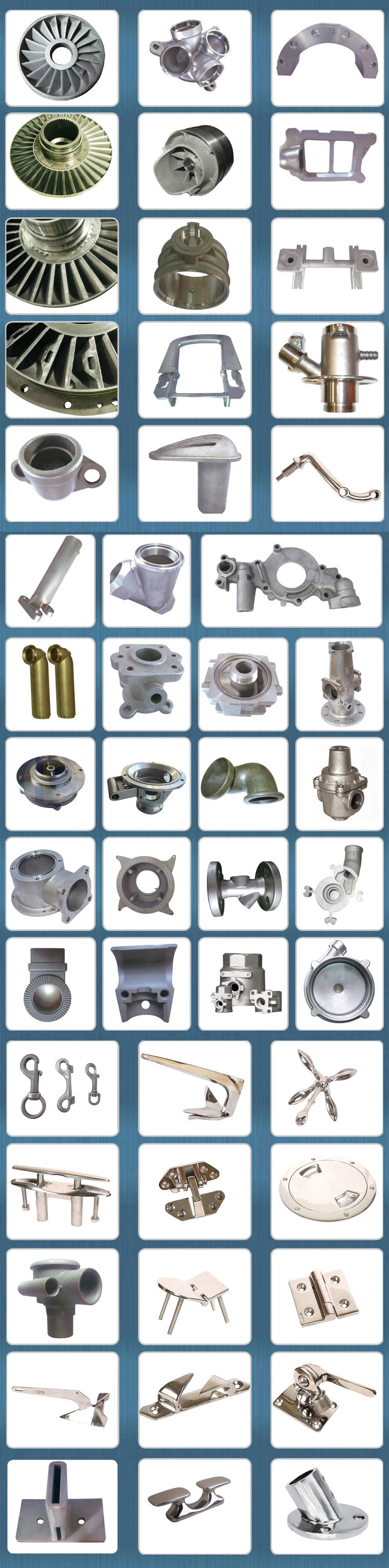 Silica Sol Investment Precision Casting Bronze Brass Pipe Fittings