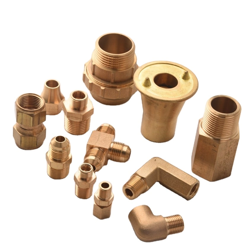 Brass Pipe Elbow Coupling Union Sanitary Tap Connector Fitting for Water