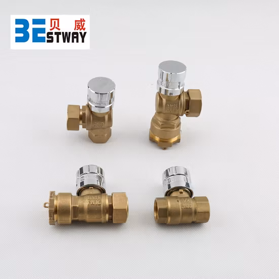 One-Stop-Service-Messingventile mit Wasserzählerkasten und Zubehör